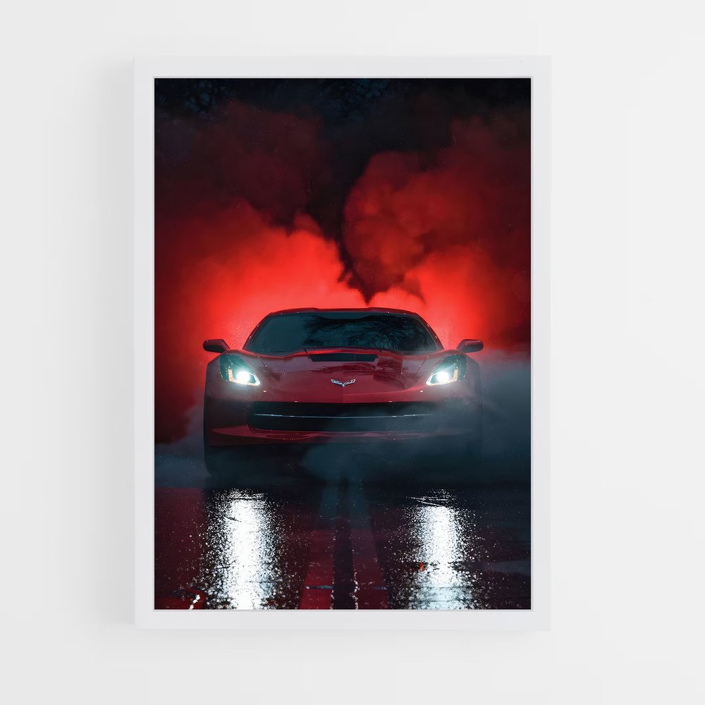Poster Corvette Splash – affiche Chevrolet (vue 3)
